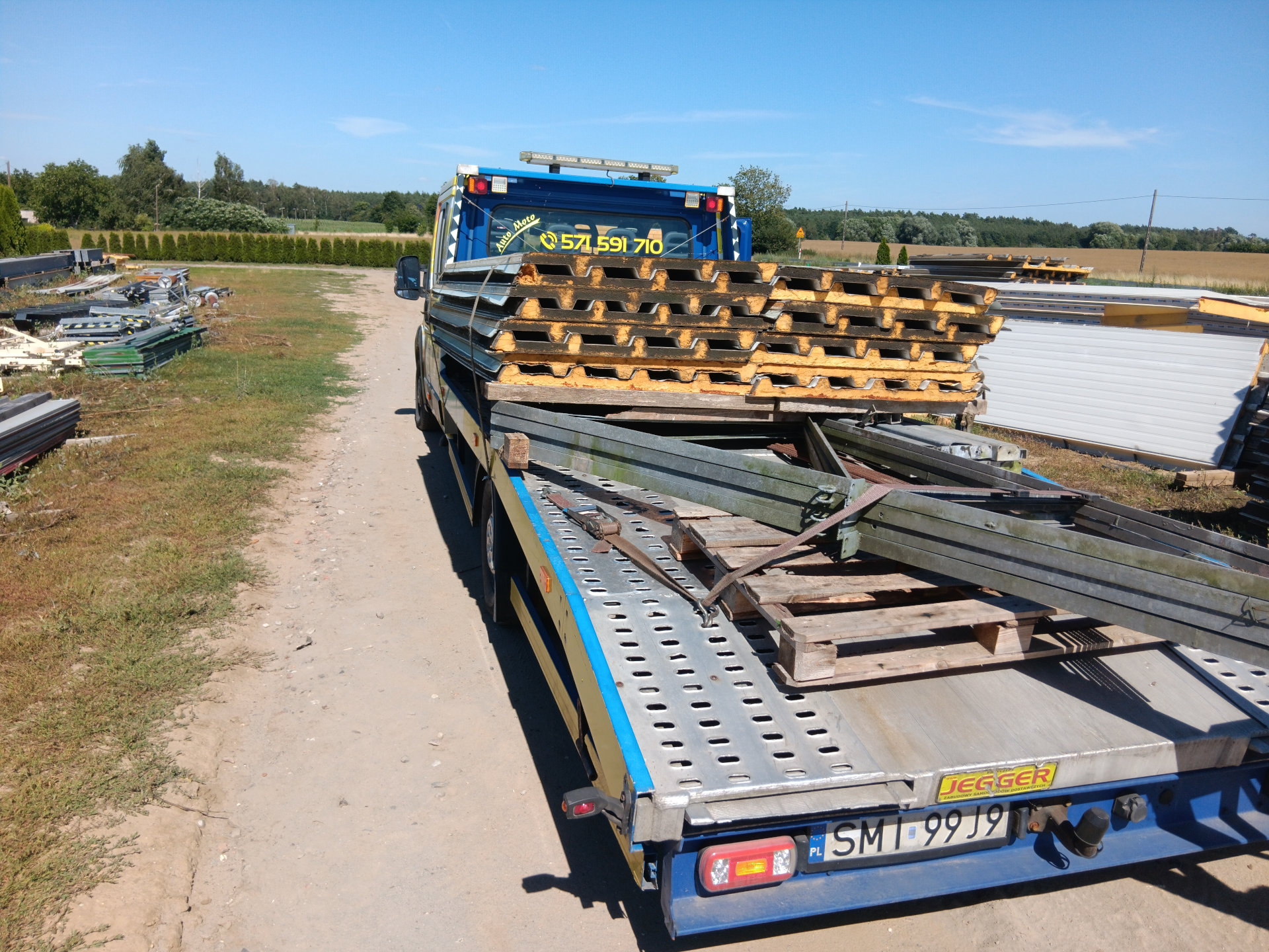 Transport na lawecie ładunków ponadgabarytowych