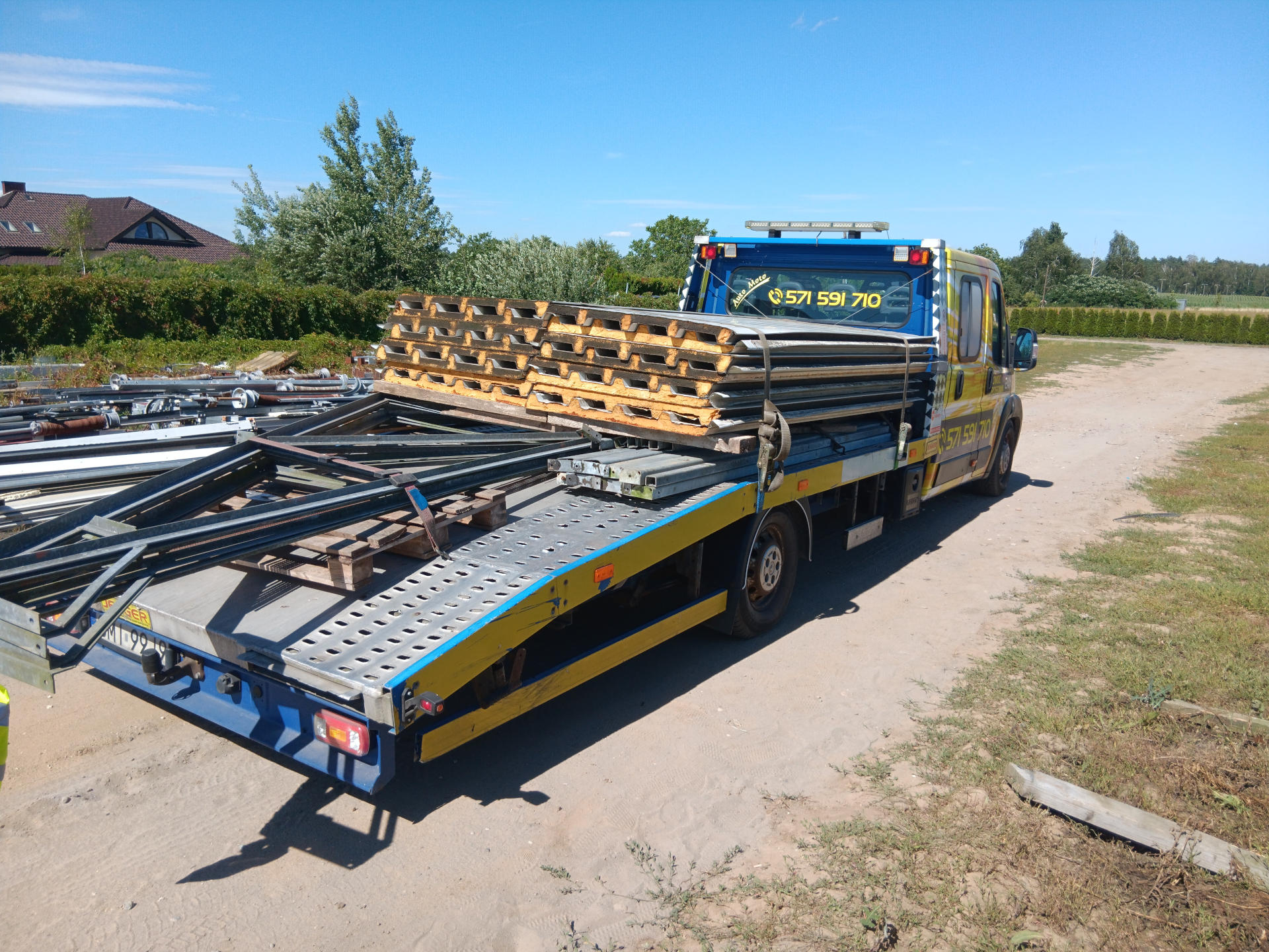 Transport na prawie ładunków ponadgabarytowych